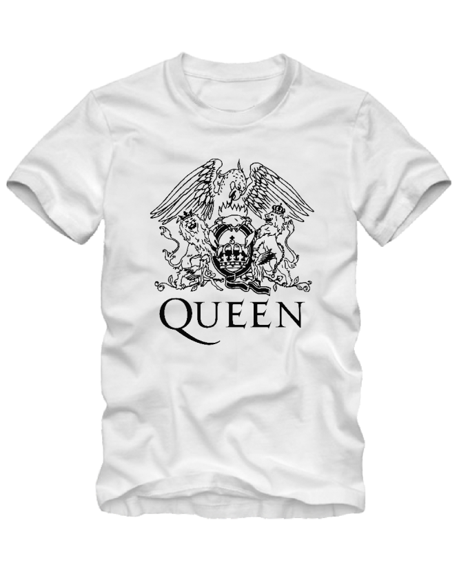 marškinėliai queen logo